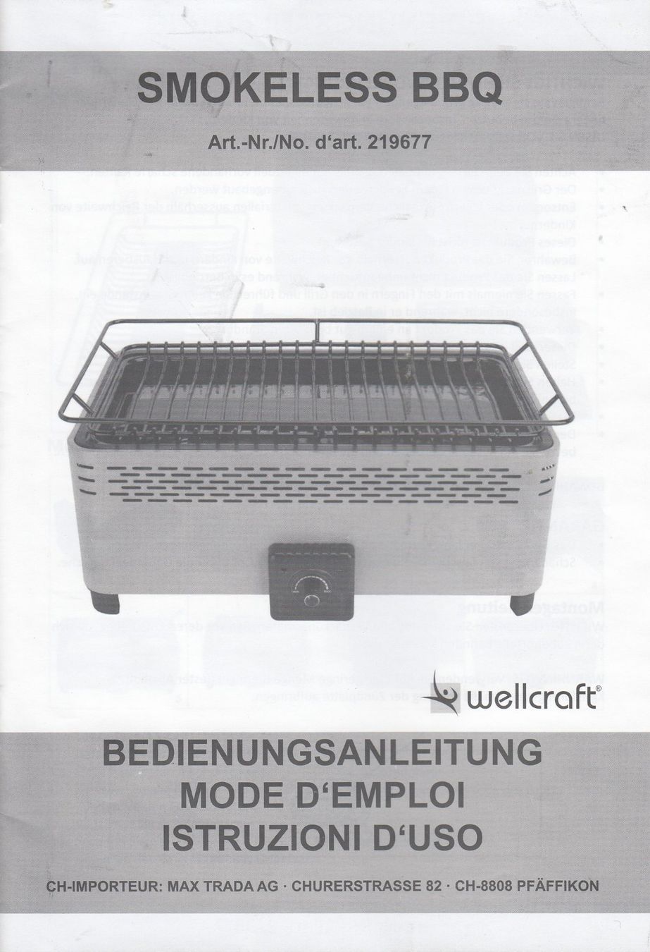 Grils: Smokeless BBQ Holzkohle-Grill – Neuf (Voir description) à Biel/Bienne par Kokos4