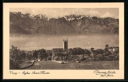 AK Vevey, Eglise Saint-Martin