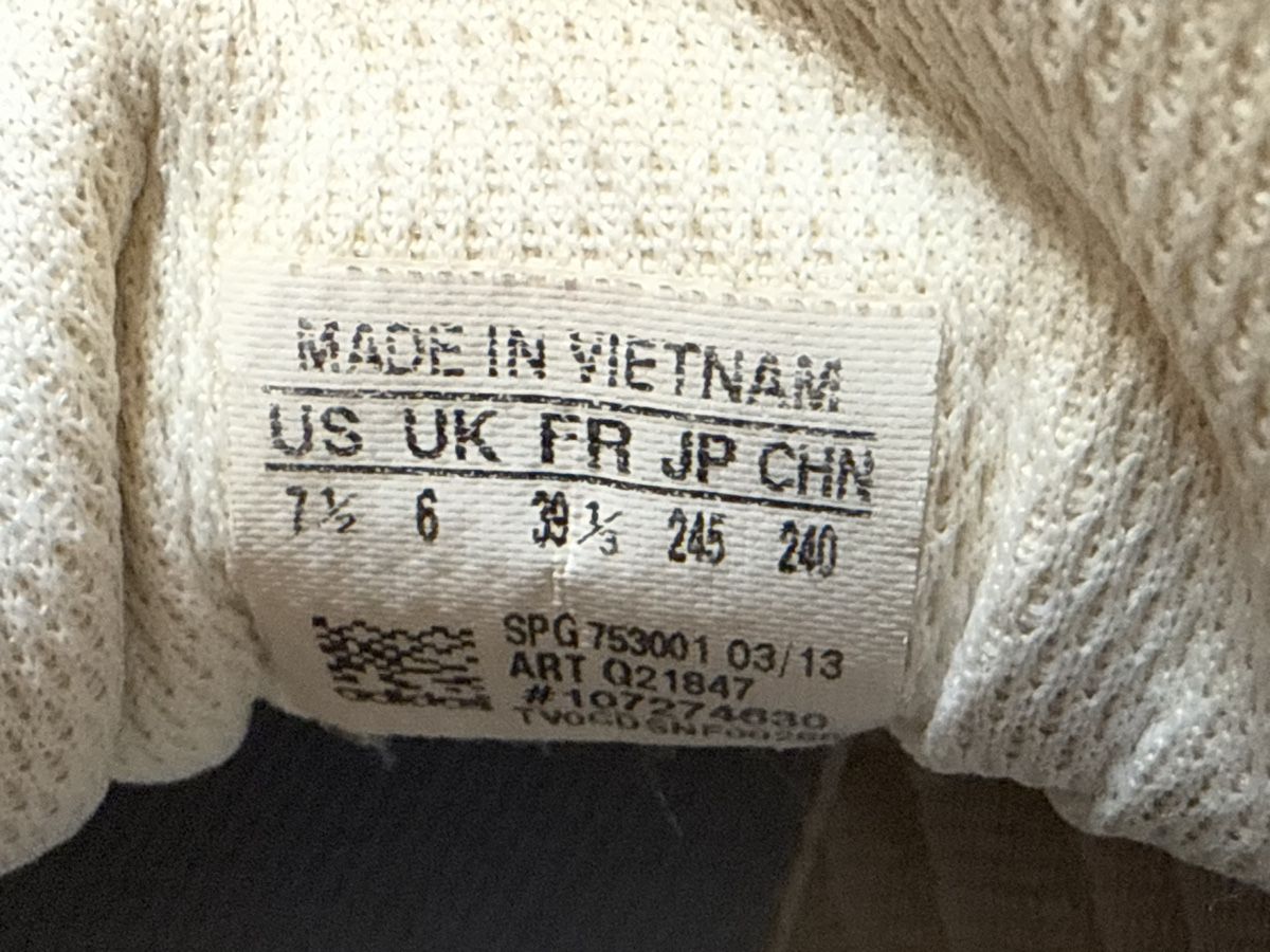 Adidas Scarpe da donna: Baskets blanc/bleu Adidas, p. 39 1/3 – Usato da Tavannes venduto da Thriftshop 6