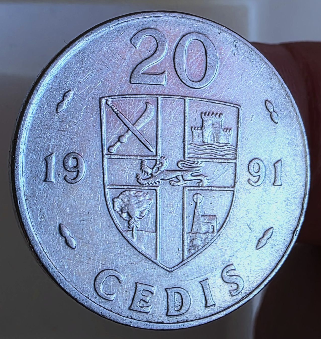 Tutti le monete: GHANA 20 CEDIS 1991 – Nuovo (secondo la descrizione) da winterthur venduto da CoinPassion 1