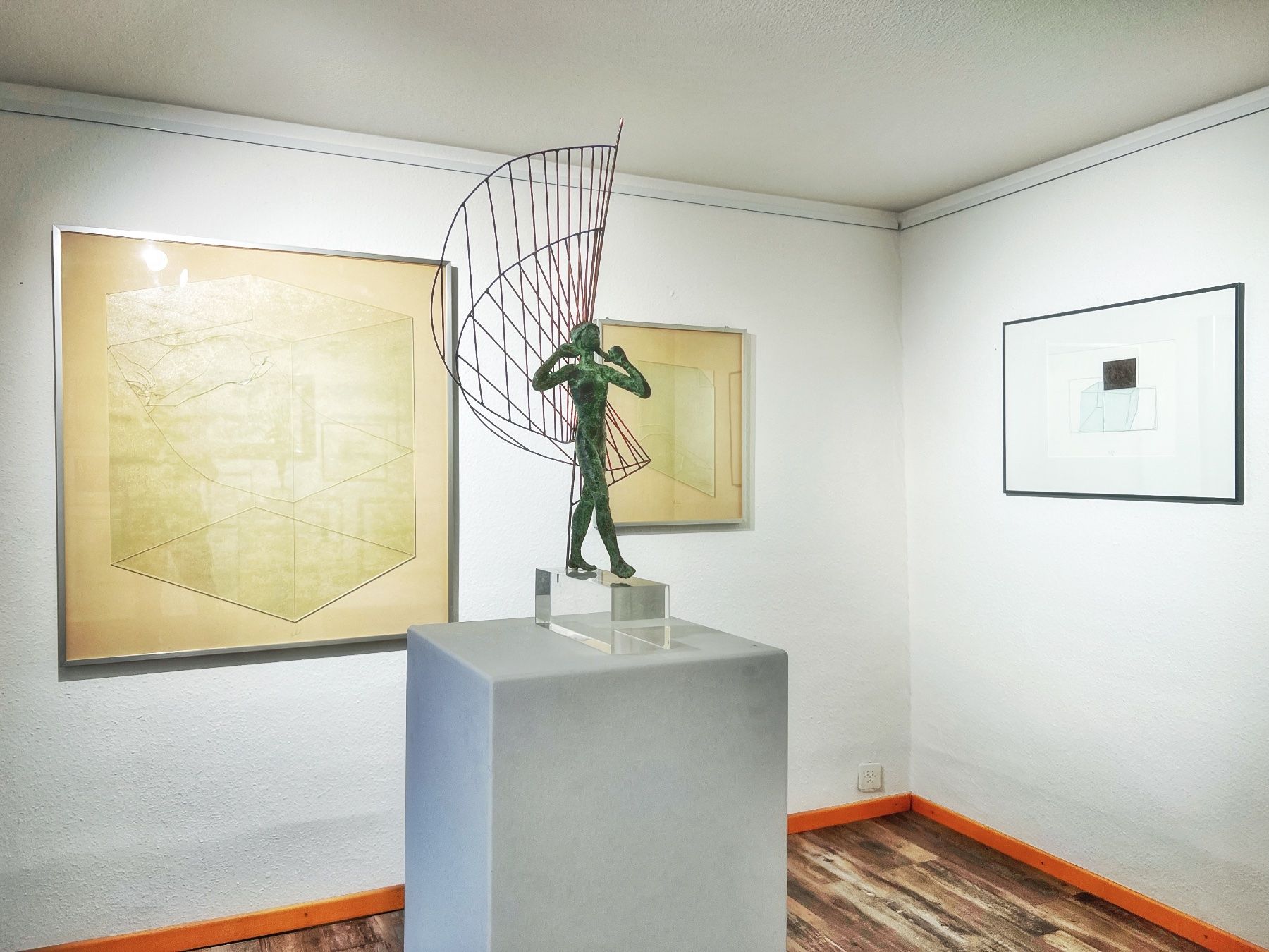 Sculture & Statue: Hans Erni. Sehr seltene Bronce-Skulptur. – Usato da Solothurn venduto da Spektrum007 1