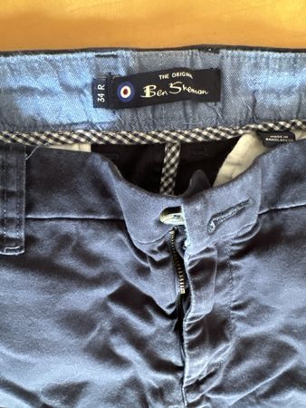 Ben Sherman Hose Herren Dank Navy 34R