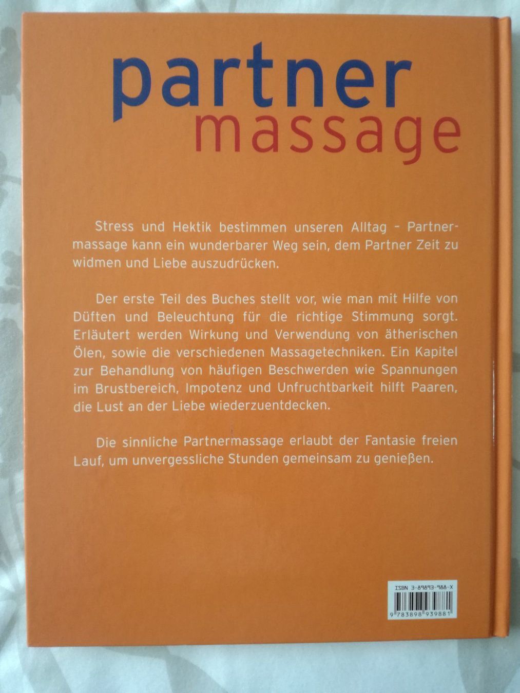 Libri: Partnermassage – Usato da Zürich venduto da Tolima194 9