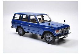 Toyota Land Cruiser J6 1981-1990 RHD dunkelblau     1:18