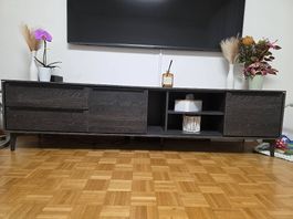 Holzkommode + Wohnzimmertisch 