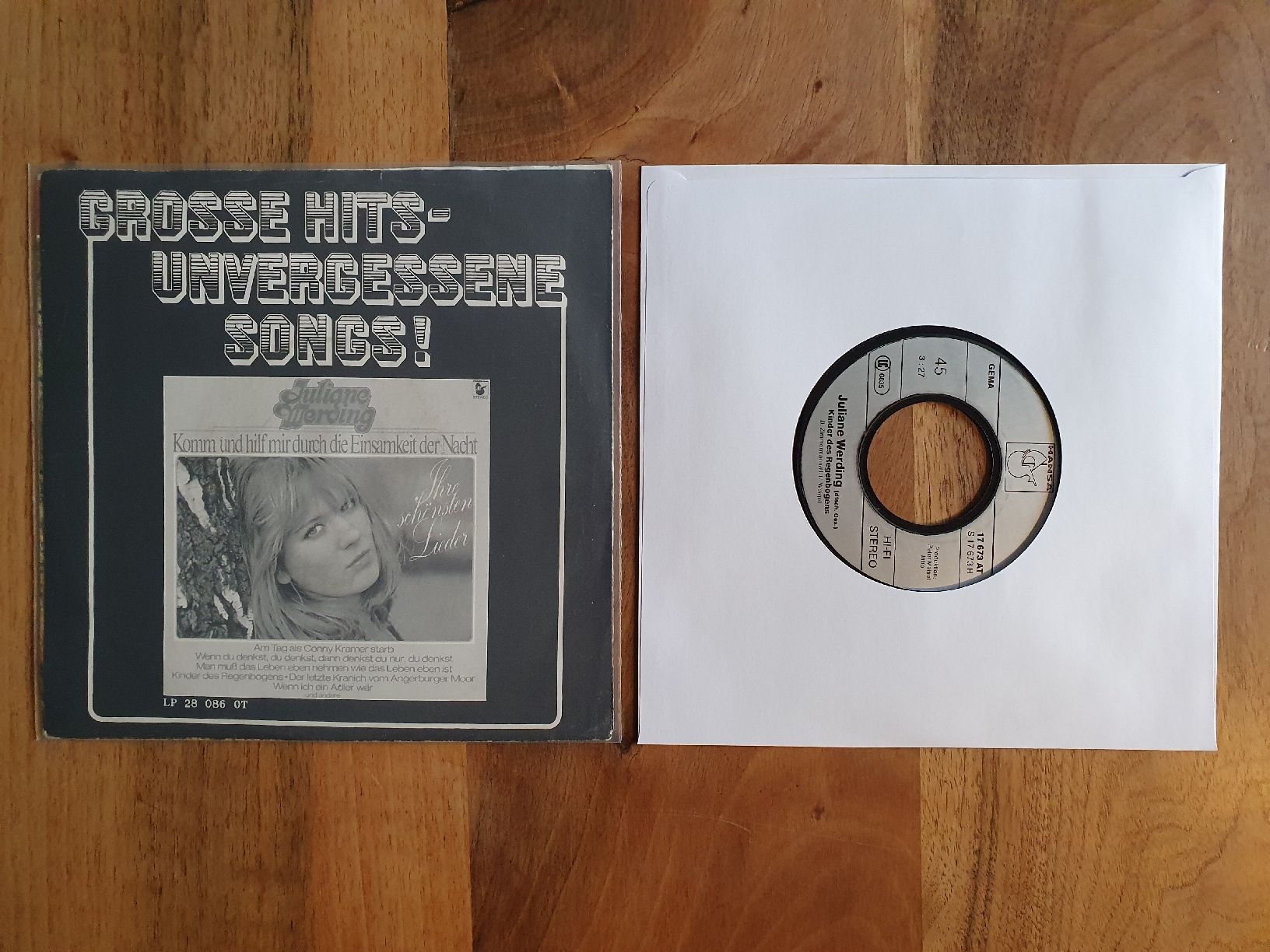 Dischi in vinile: Juliane Werding - Doppelhit Vinyl Single 7" – Usato da Sirnach venduto da dimitri1963 1