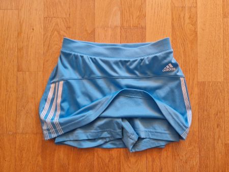 Adidas Tennisrock Gr. 140 Hellblau Sportrock Sommer