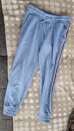 Energetics Jogginghose, hellblau mit Streifen, Gr. 140 Mädch