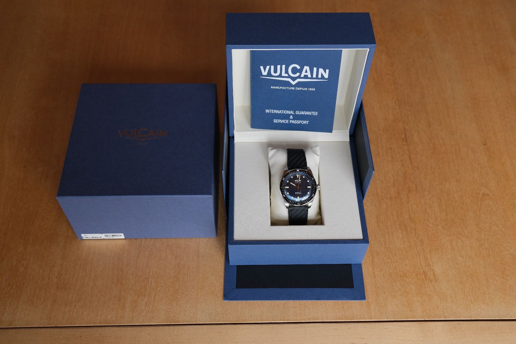Vulcain Orologi: Vulcain Skindiver Nautique Blue – Usato da Montmollin venduto da Ariodante 3
