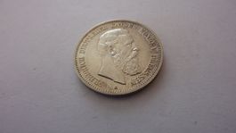 Silbermünze aus Preussen : 2 Mark Kaiser Friedrich 1888 ,unz
