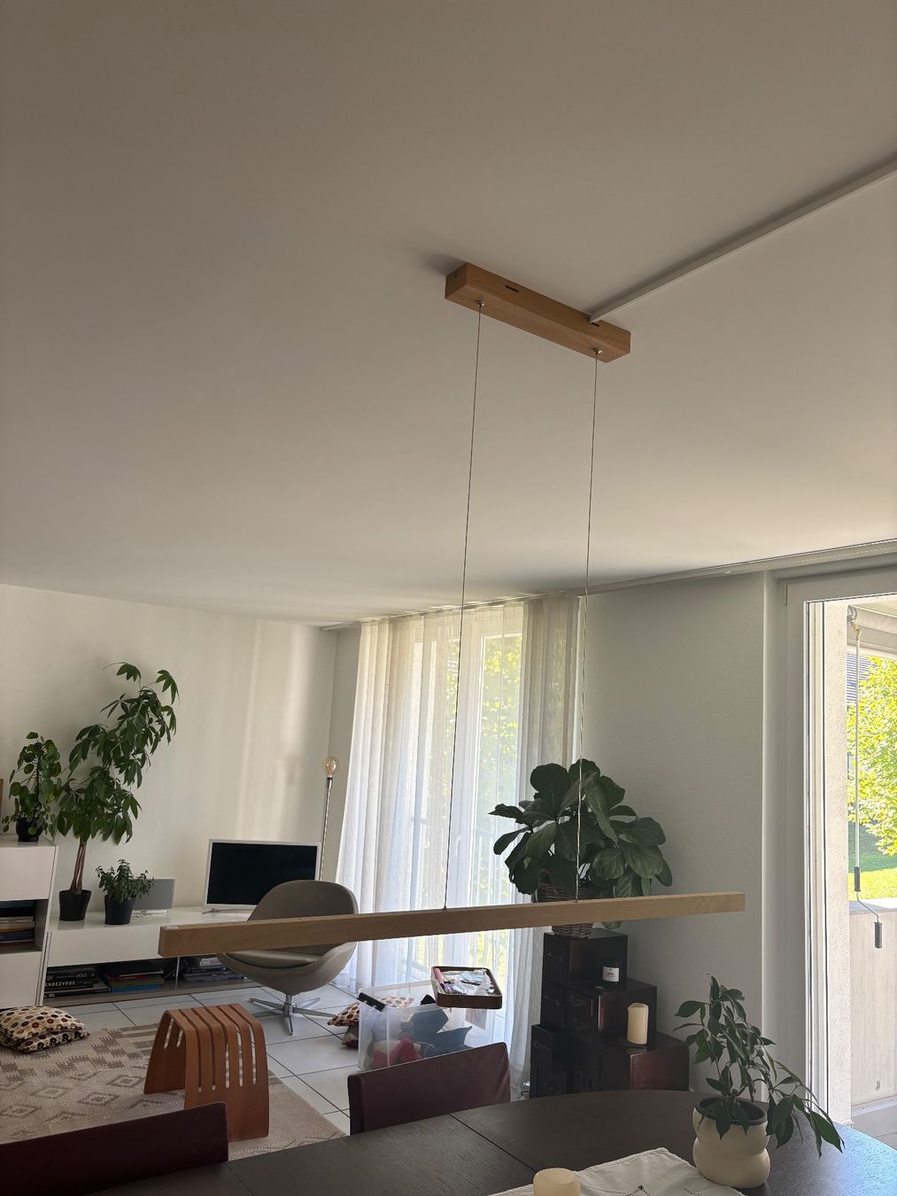 Lampadari & plafoniere: Dieter Knoll LED Pendant Light Solid Oak 120 cm – Usato da Zollikerberg venduto da luc_q6bs 4