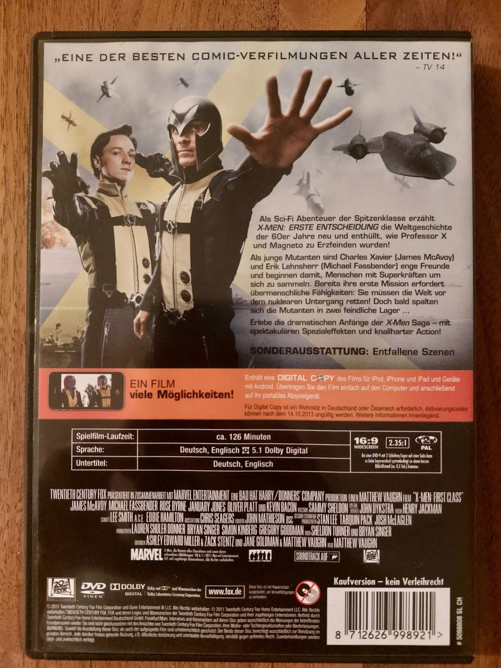 Tutti i DVDs: DVD - X-Men Erste Entscheidung – Usato da Rheinfelden venduto da FilmAuktion 1