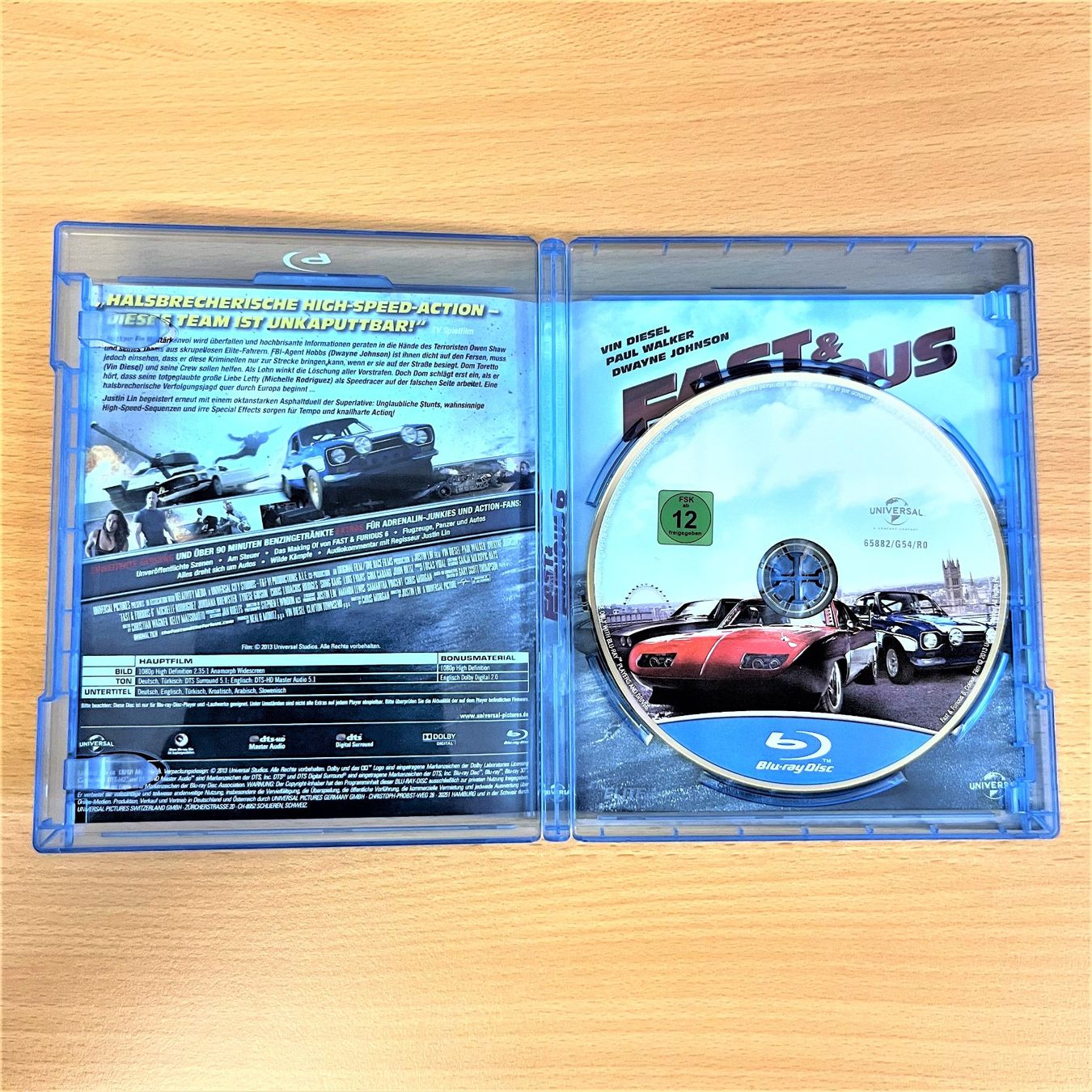Tutti i DVDs: Blu-ray - Fast & Furious 6 – Usato da Amlikon-Bissegg venduto da allerlei-versand 1