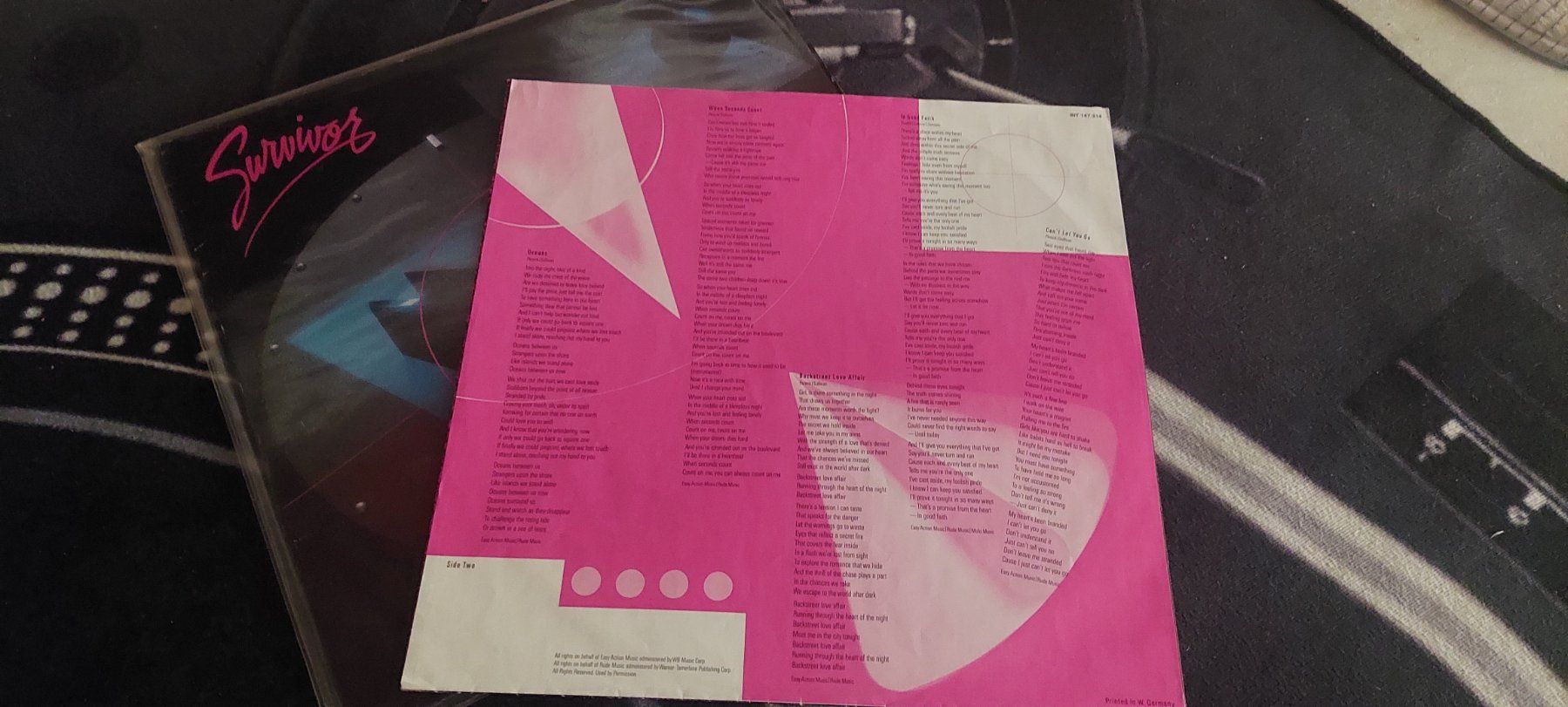 Schallplatten: SURVIVOR: When seconds count LP (1986) – Gebraucht aus NENDELN von Vinylandmote 3