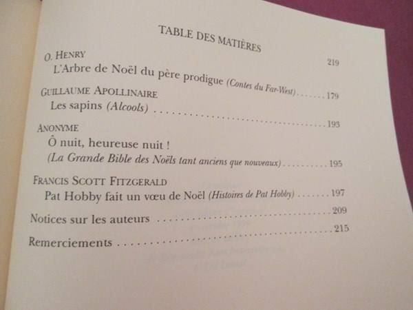 Bücher: Le Noël des écrivains – Gebraucht aus Neuchâtel von Dualseele 4