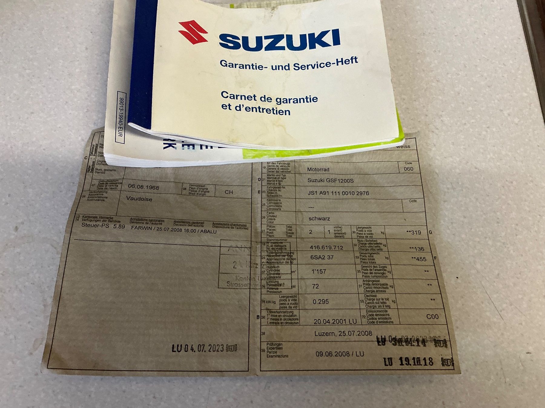 Suzuki Touring: Suzuki GSF1200S – Usato da strengelbach venduto da Zoks 9