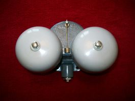 Elektrische Doppelschlag Telefon- oder Türglocke, Vintage