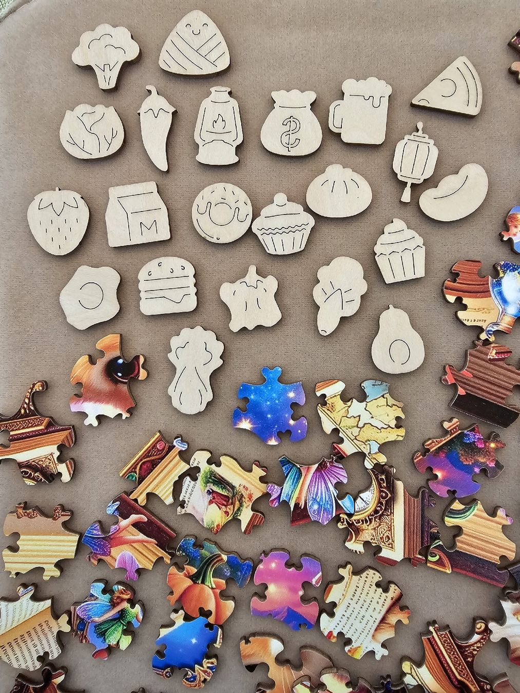 Puzzle: Süsses Holzpuzzle "Hasenfee mit Elfen" – Nuovo (secondo la descrizione) da Bütschwil venduto da Taranabo 1