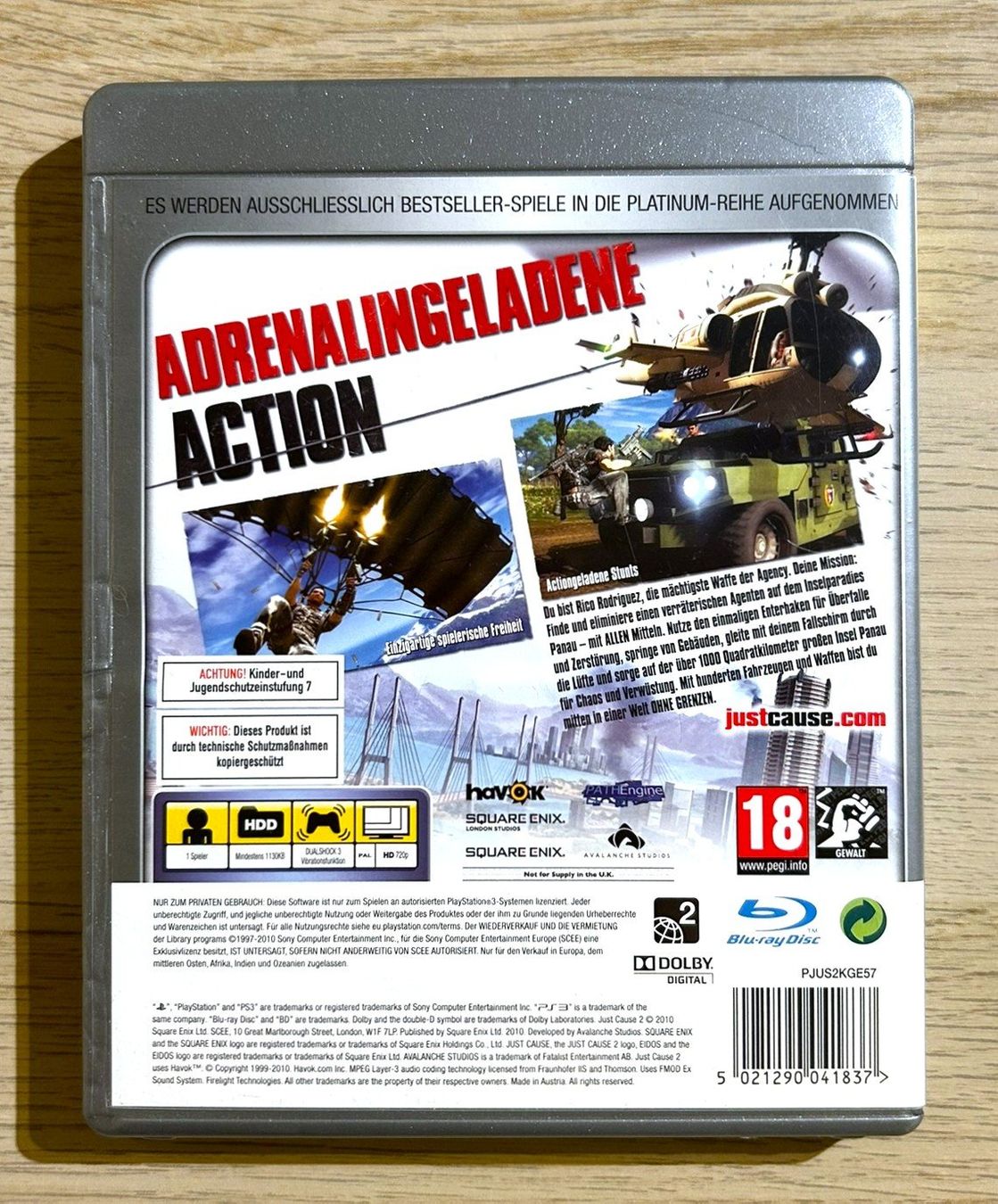 Sony Spiele: Just Cause 2 PS3 – Gebraucht aus St. Gallen von Alpine.Arcade 1