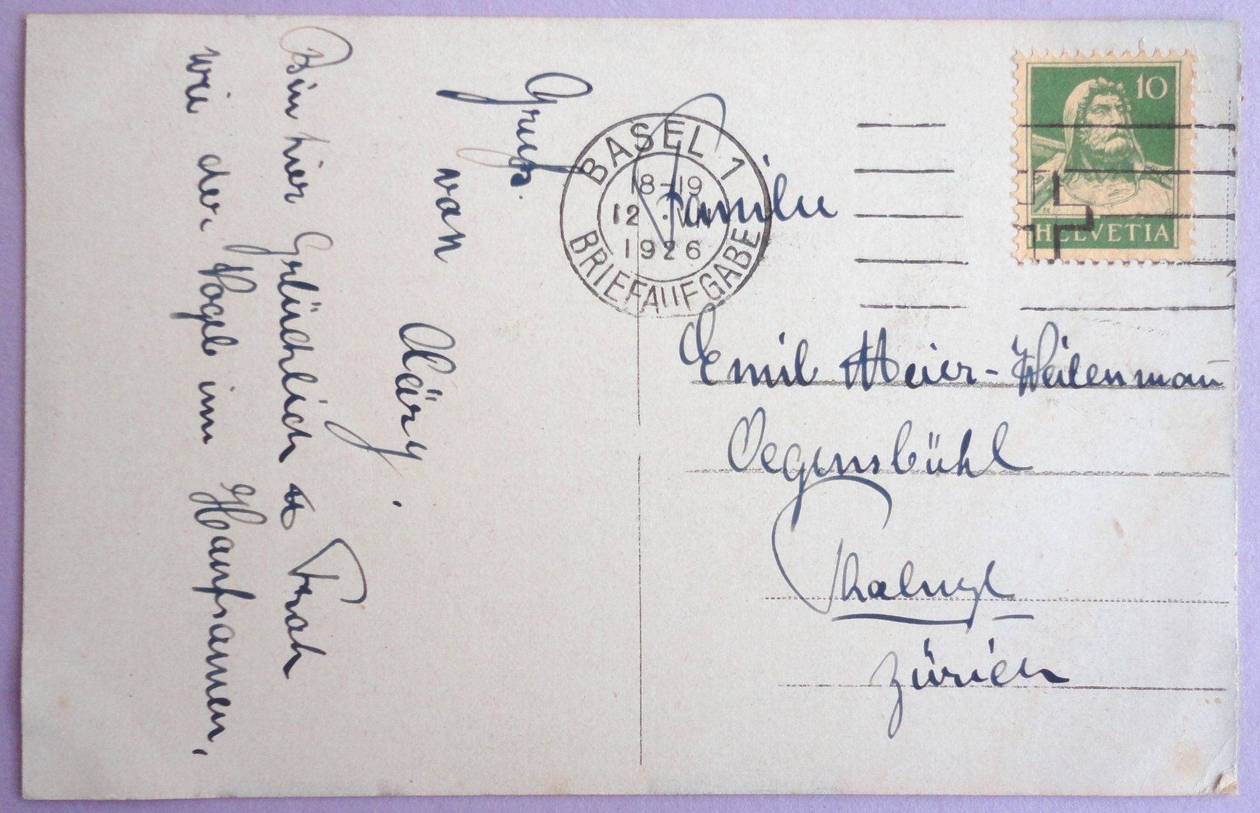 Cartoline postali: Basel - Fischmarktbrunnen – Usato da Fétigny venduto da Billy2miny 1