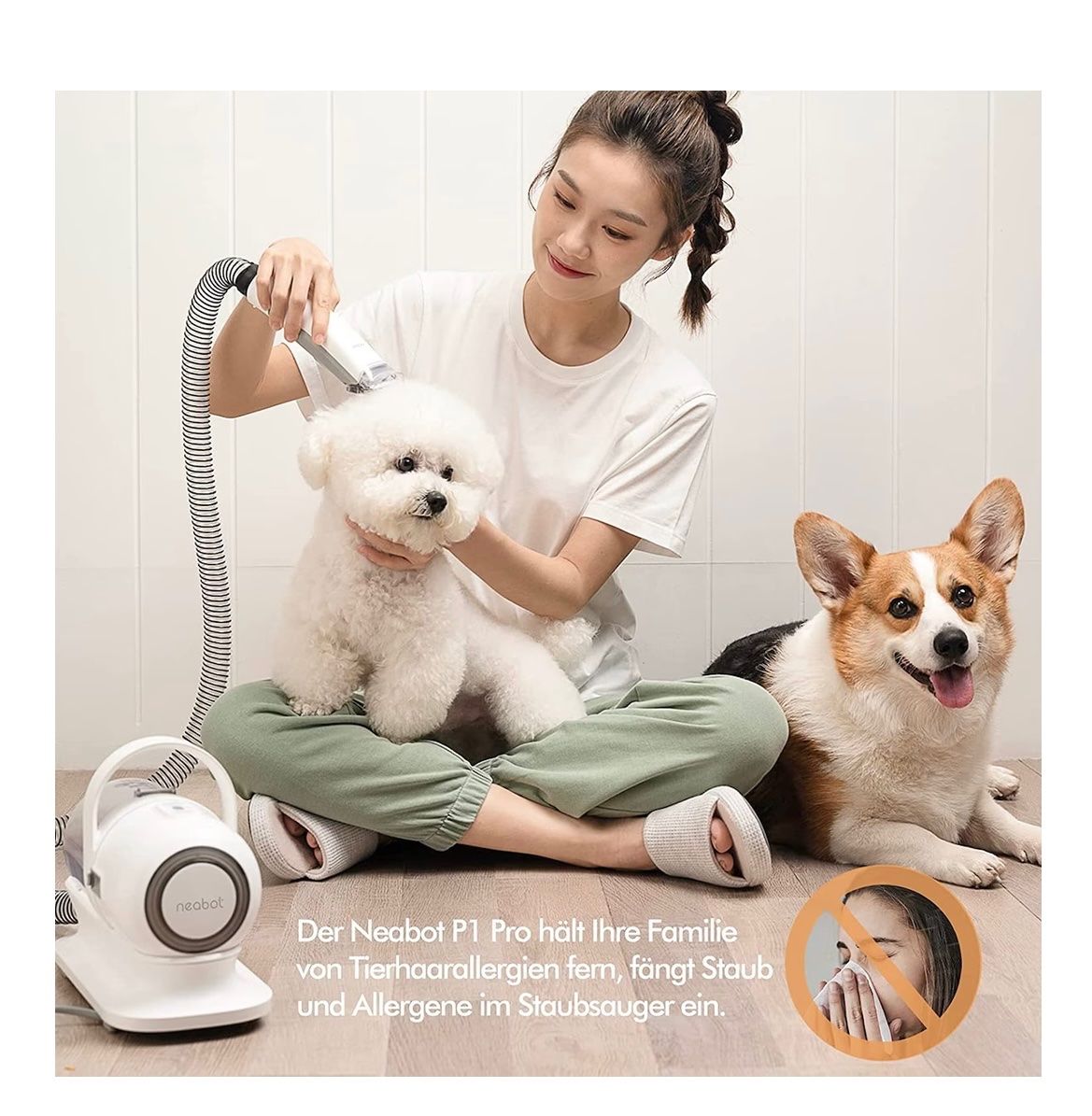 Prodotti per la cura & articoli per la pulizia: Hundeschermaschine mit Staubsauger – Nuovo e nell'imballaggio originale da Ottenbach venduto da Noor07 9