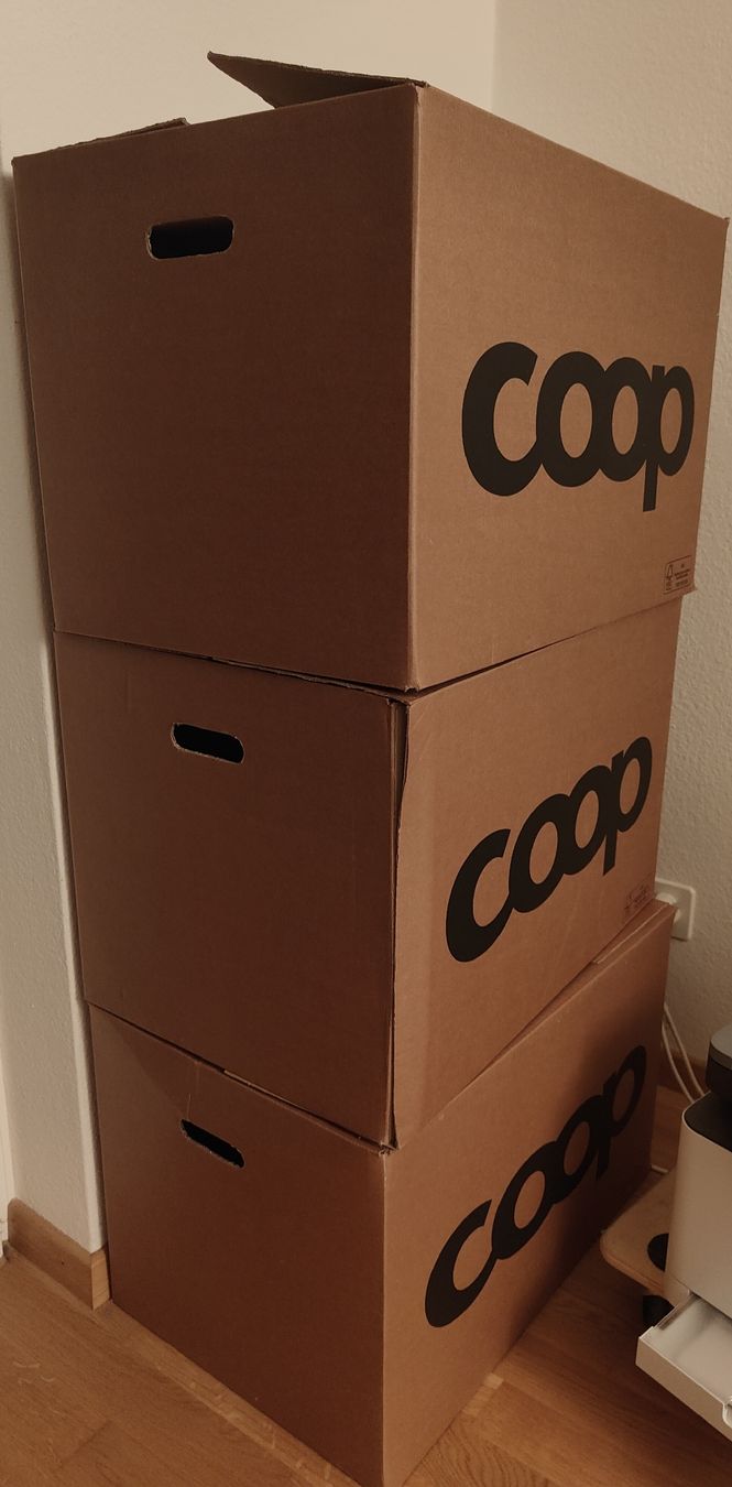Coop Cartons: 3x Umzugskartons – D'occasion à Oetwil a.d. Limmat par SusanMit1N