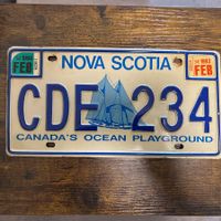 🇨🇦 Autonummer - Nova Scotia CDE-234 - Kanada