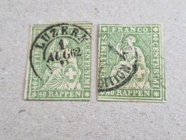 Strubel 26G, 2 St., signiert, ab 1.-