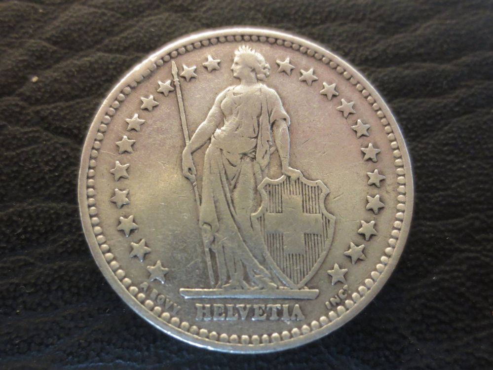 Tutti le monete: 2 Fr. 1901 SS.  Raaaar. #125 – Usato da Schöftland venduto da Topdeal4 2