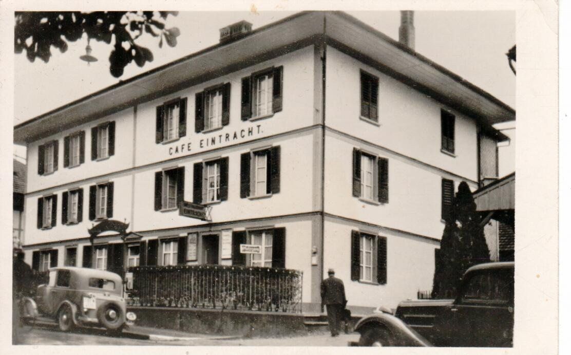 Cartoline postali: Restaurant Eintracht Huttwil 1941 – Usato da Wolhusen venduto da Curver9
