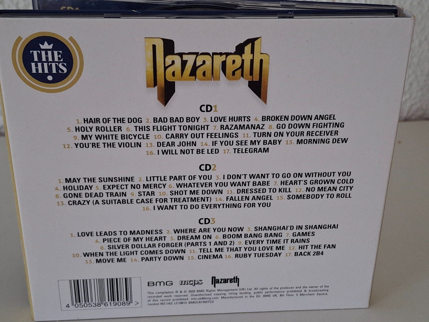 CD: 3CD Box  Nazareth – The Ultimate Collection – Usato da Aarberg venduto da Jackup1 1