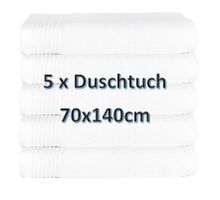 Set mit 5 luxuriösen Duschtüchern – 70x140cm 100% BW  N E U