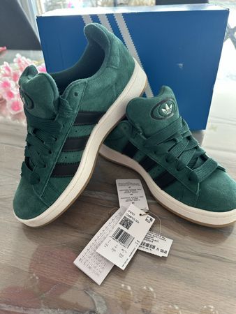 Adidas Campus  Gr. 40 2/3 grün Wildleder Sneaker neu