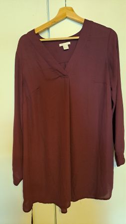 Schönes Schwangerschafts Blusenkleid  von H&M Mama, Gr. S