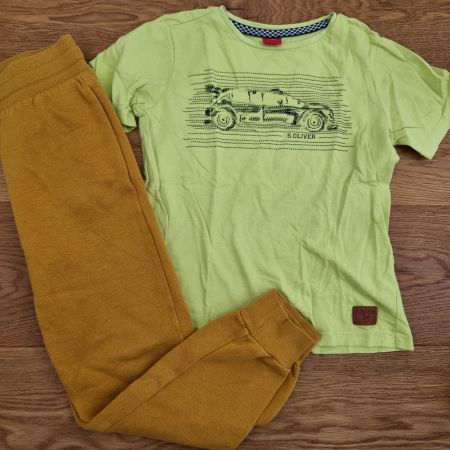 Kinderkleidung jungs hose tshirt 128 / 134