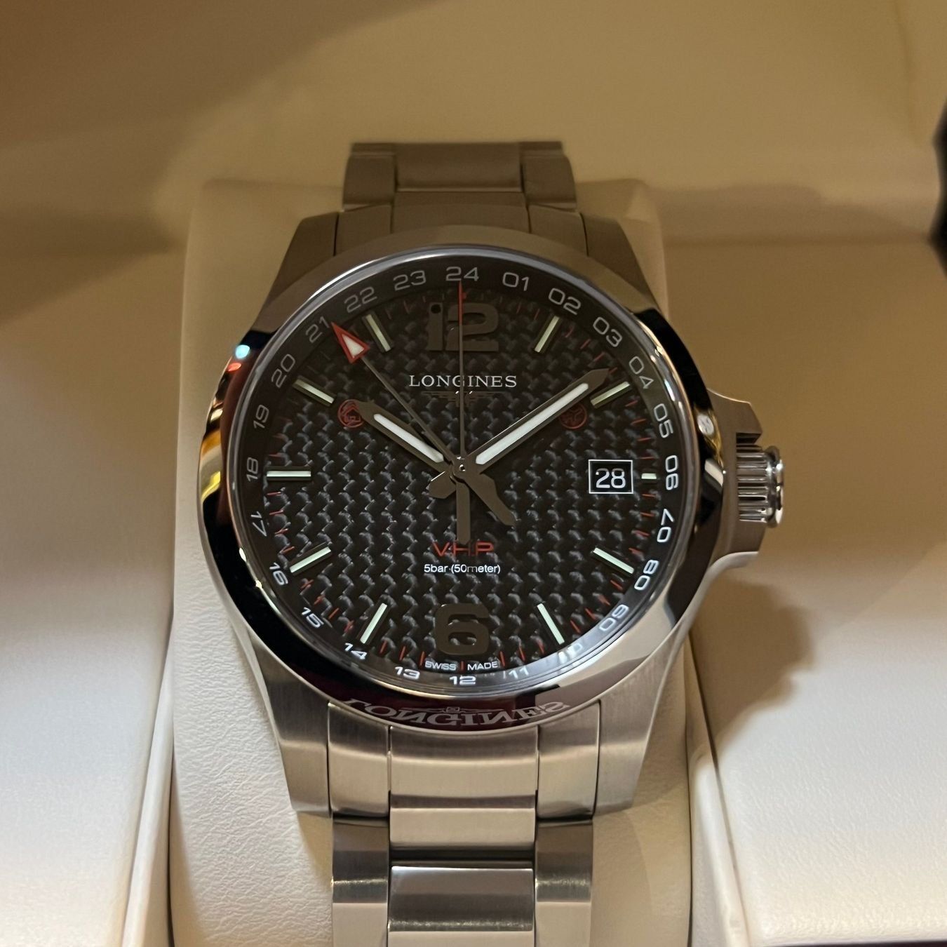 Longines Orologi: Longines Conquest V.H.P. 41 mm Ref. L3.718.4.66.6 – Full Set – Usato da Dübendorf venduto da RaulWies 6