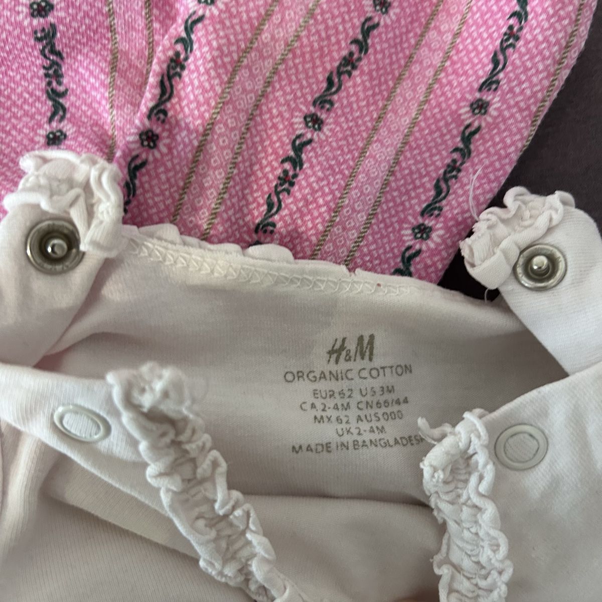 Biancheria intima: 3er Set Baby Bodys Gr.62 – Usato da Vordemwald venduto da has_796n 3