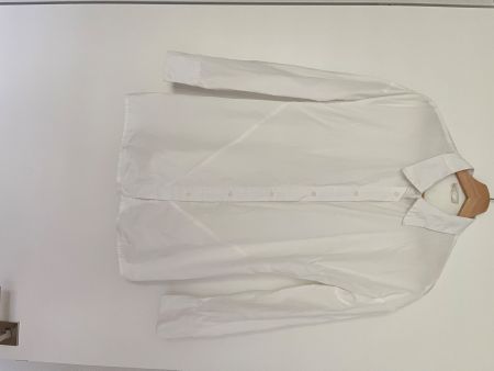 Damen Hemd weiss langarm Baumwolle gebraucht guter Zustand