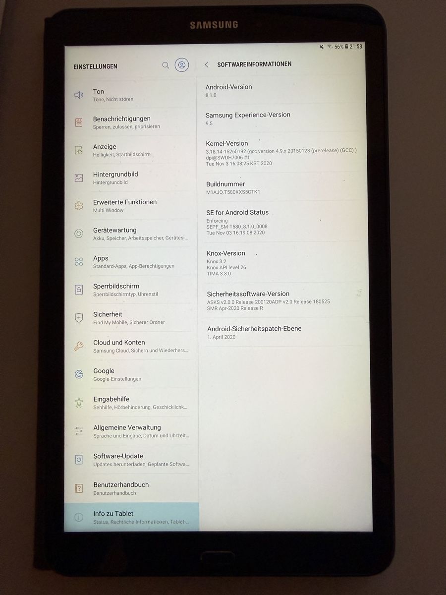 Samsung Tablettes PC: Samsung Galaxy Tab A (2016) – D'occasion à Frieswil par papagei9 4