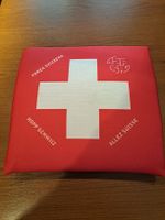 Autokissen "Hopp Schwiiz"- Rot/Weiss