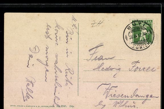Cartes postales: AK Rüti, Teilansicht mit Kirche – D'occasion à Berlin par bartko-reher 1