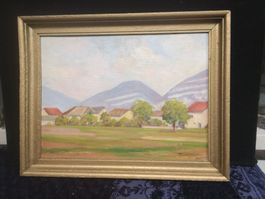 HUILE SUR PANNEAU SIGNÉE ET DATÉE 1940