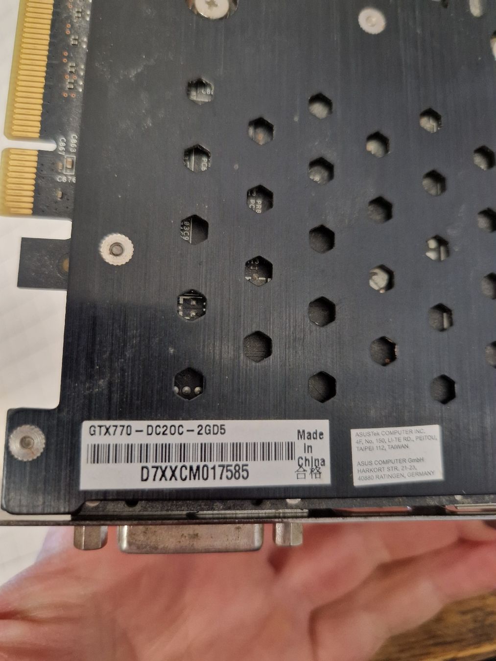 Asus Schede grafiche: GTX 770 + DDR3 RAM – Difettoso da Nottwil venduto da MikeStalder 2