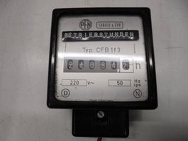 Landis & Gyr, antiker Betriebsstundenzähler, CFB1f3