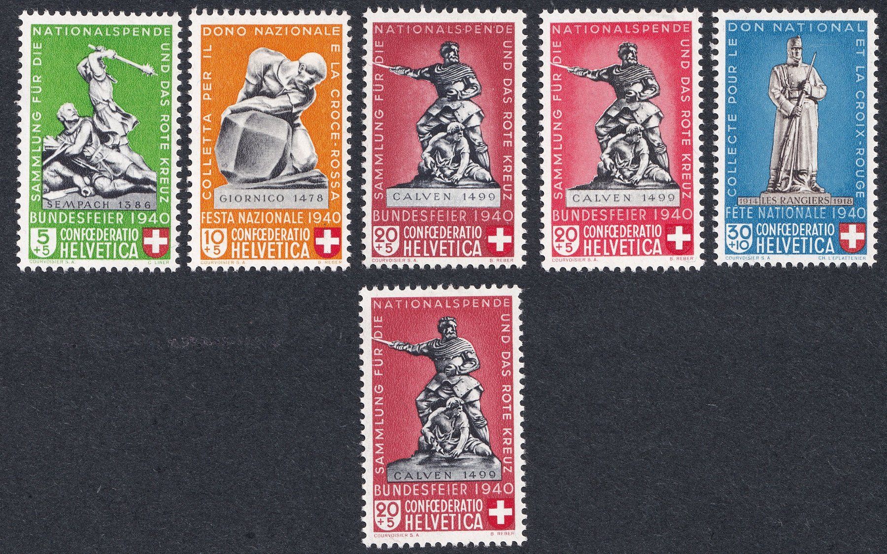Tous les timbres: Pro Patria 1940 – D'occasion à Rotkreuz par sheyenne72