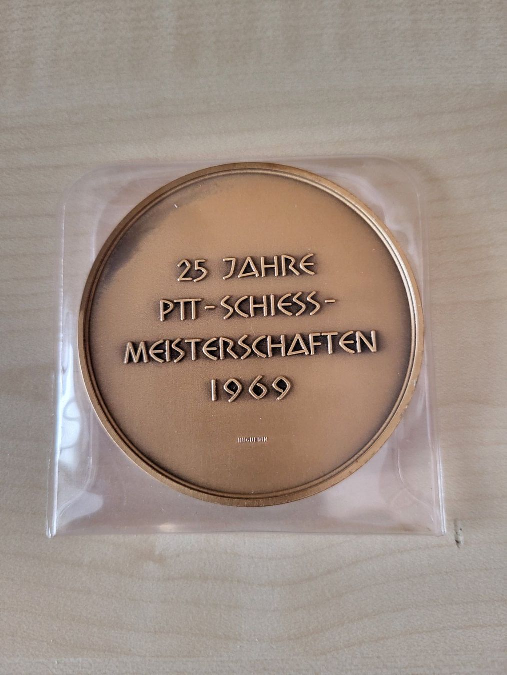Medaglie: 25 Jahre PTT-Schiess- Meisterschaft – Usato da Langnau i. E. venduto da Foodmaster
