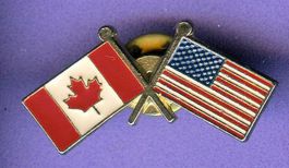 Länder Fahne   USA & KANADA