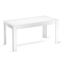 Esstisch 160 x 90 cm weiss