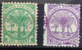SAMOA: 10 Used Stamps