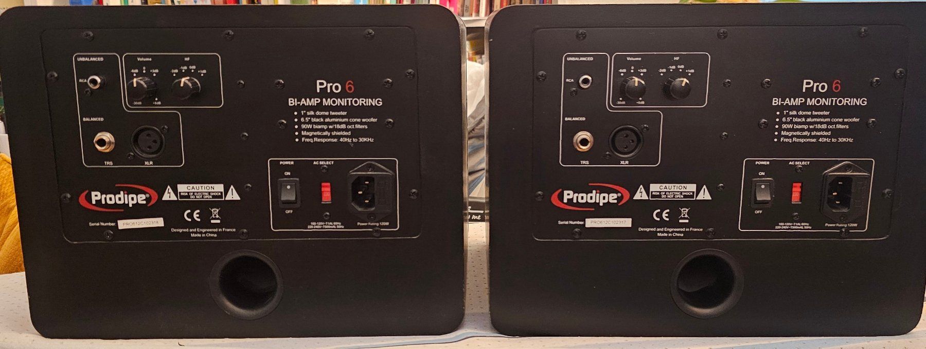 Haut-parleurs: Prodipe pro6 bi-amp studio monitors – D'occasion à lausanne par desertbg 1